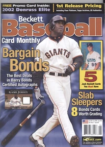 2002 Beckett Baseball Card Monthly Magazine #207: Barry Bonds - San Francisco Gi - Picture 1 of 1