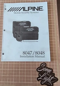 🌌�SISTEMA DE SEGURIDAD MÓVIL ALPINE SEC-8047, SEC-8048🚨MANUAL DE INSTALACIÓN de alarma automática - Imagen 1 de 5