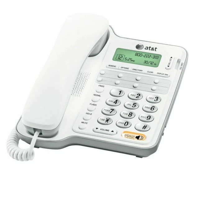 AT&T CL2909 Corded Phone With Speakerphone and Caller Id/call Waiting