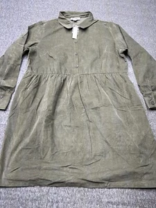 Nine West Griffen Dress Long Sleeve Green XL - Picture 1 of 9