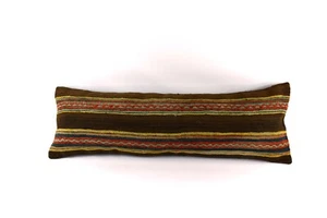 12x36 Ethnic Rug Pillow Decorative Vintage Faded Carpet Boho Cushion Cover 4154 - Picture 1 of 4