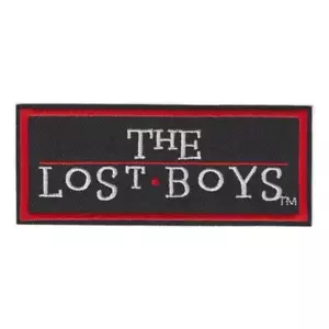 THE LOST BOYS PARCHE HIERRO 4" Rojo Negro Aplique Bordado Icónica Película Años 80 - Imagen 1 de 2