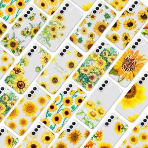 Funda de teléfono TPU suave con girasol vivo para Samsung Galaxy A16 A15 A25 A35 A55 - Imagen 1 de 124