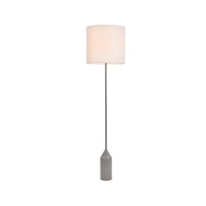 Living District Ines 1 Light Floor Lamp, Concrete Gray/White - LD2453FLCG - Picture 1 of 1