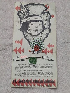 A Gift from the Little Tribe St Joseph’s Indian School South Dakota Necklace - Picture 1 of 11