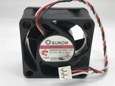 NEW SUNON MB40202VX-000C-G99 4020 DC24V 1.54W Cooling fan - Image 1 of 2