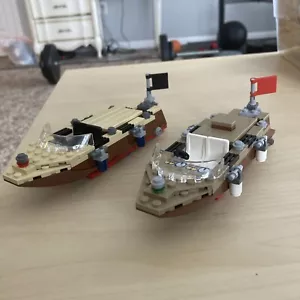Lego Indiana Jones 7197 Venedig Kanal Verfolgungsjagd nur beide Boote Ersatz - Bild 1 von 7