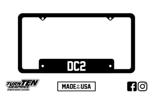 Marco de matrícula Acura Integra Type R 1994-2001 JDM DC2 código de chasis - Imagen 1 de 3
