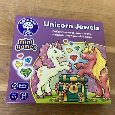 Orchard Toys Unicorn Jewels Mini Board Game for Ages 3-6 WA - Image 1 of 4