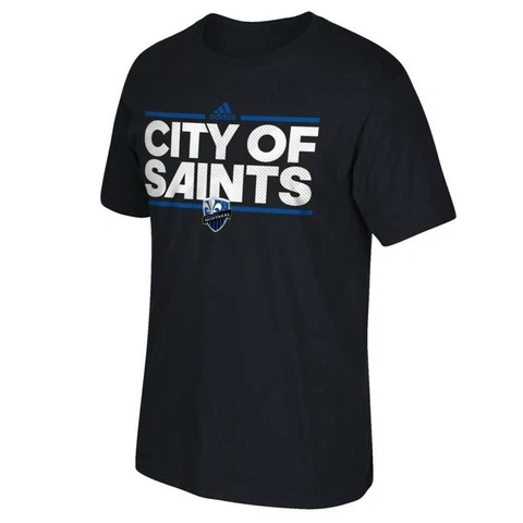 Montreal Impact MLS Adidas Men's Dassler City Nickname Graphic Black T-Shirt Cover