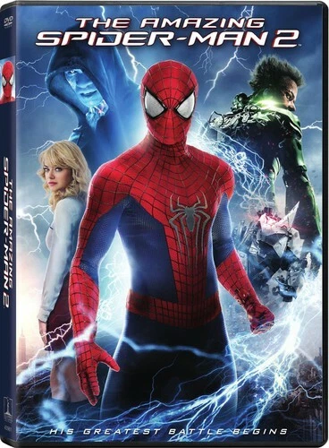 The Amazing Spider-Man 2 DVD VG Disc + Cover Art - NO CASE - Image 1 of 1