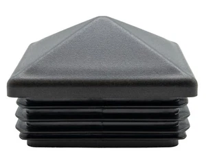 Lamellenstopfen Vierkant Rohrstopfen Pyramide Zier Endkappen Stopfen Kappe Sicht - Bild 1 von 3