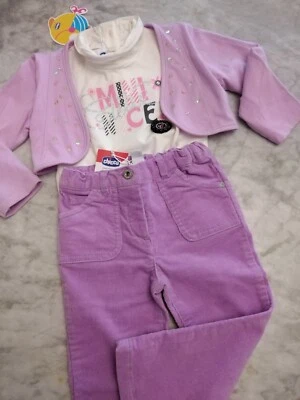 COMPLETO BIMBA 3 PEZZI NUOVO INVERNALE TAGLIA 15 MESI MARCA CHICCO - Immagine 1 di 4