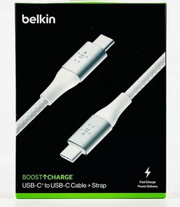 Belkin 6ft Fast Charge USB-C to USB-C Cable For Samsung Apple iPhone 15 16 - Picture 1 of 2