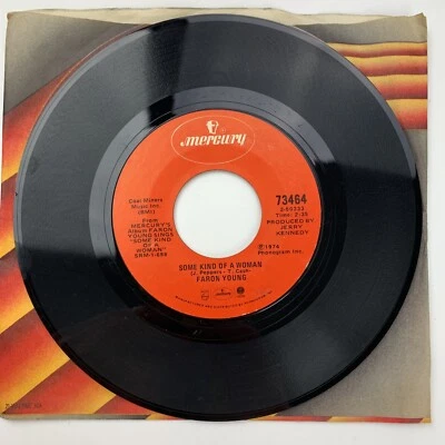 Faron Young Some Kind of a Woman / Again Today Record 45 RPM Vinyl Foto 1 de 2