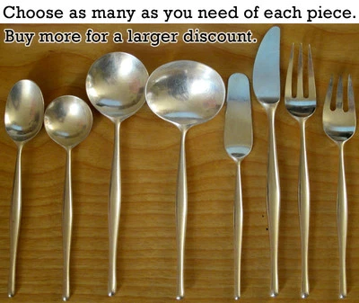 Elige tus piezas de diseño 3 Lauffer Norway 90 cubiertos plateados MidCentury Foto 1 de 2