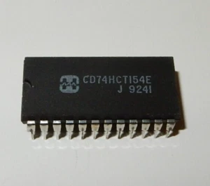 HARRIS decoder demultiplexer IC DIP-24 CD74HCT154E - Picture 1 of 3