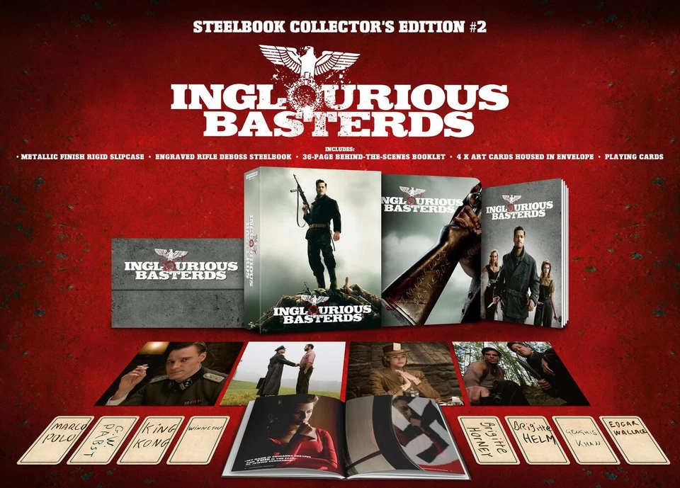 Inglourious Basterds Collectors Edition Steelbook 4K Ultra HD + Blu-Ray - Image 1 of 1