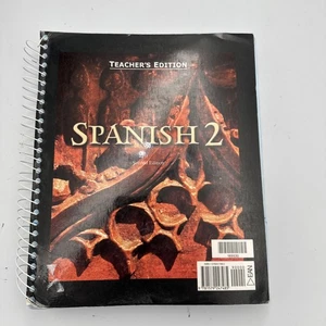 Spanish 2 Teacher's Edition 2nd - Hardcover, by Bob Jones University - Good - Imagen 1 de 2