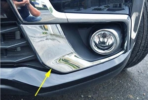 Front Fog Light Cover Eyebrow Trim for 2016-2019 Mitsubishi Outlander Sport - Picture 1 of 5