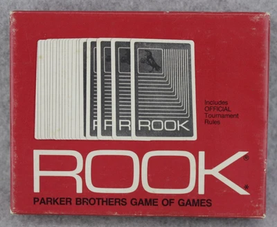 Vintage Parker Brother Rook Card Game 1972 Complete w/Instructions Red Box - Image 1 of 4