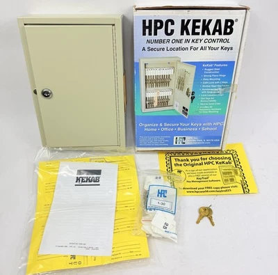 HPC Kekab 30 Keykab Key Control System 30 KEY CABINET Beige - New Open Box - Image 1 of 4