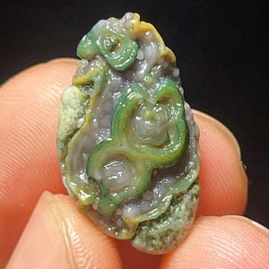 TOP 4G Natural Interior Mongolia Gobi Ágata Ojo Ágata Cristal Piedra Curativa L6925 - Imagen 1 de 10