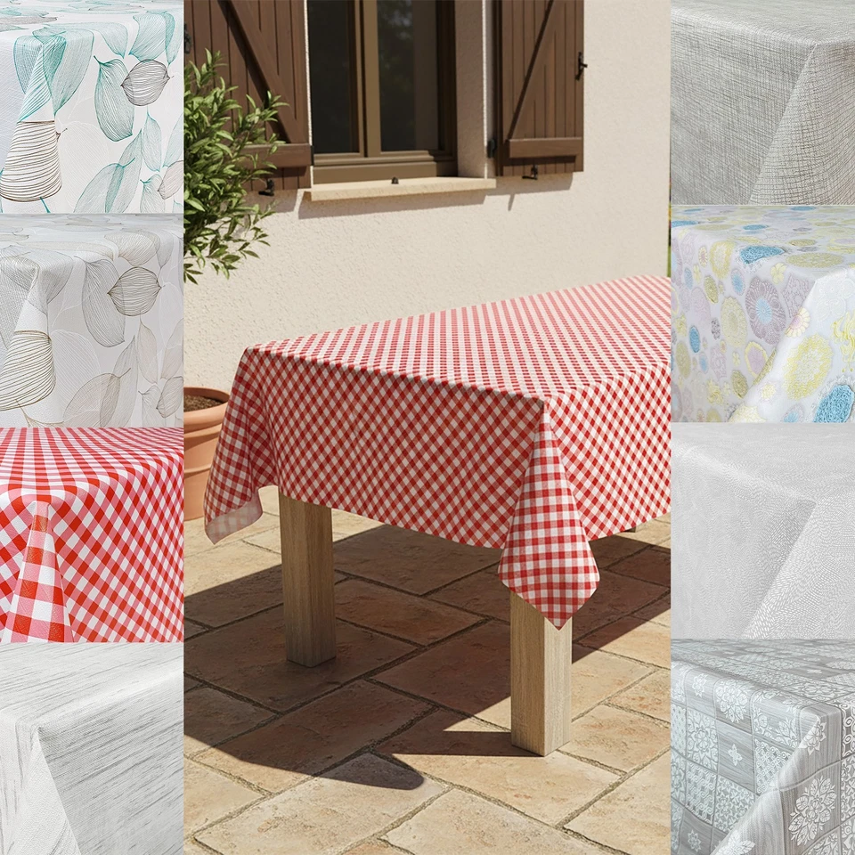 Tischdecke Abwaschbar Wachstuch 5€/m² Tischtuch Wachstischdecke PCV Tischläufer - Bild 1 von 1