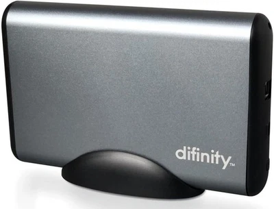 Externe Difinity 12TB Festplatte | 3,5" Aluminium Gehäuse | USB 3.0 | NEU - Bild 1 von 4