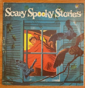 Jim Timmens & Barbara Wood - Scary Spooky Stories LP - Troll - Halloween EX/EX - Picture 1 of 3