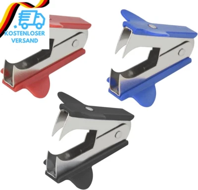 TANCUDER 3 Stück Heftklammerentferner Metall Entklammerer Durchgehende Kunststof