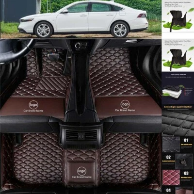 For Volvo V70 V90 Car Floor Mats Handmade All Weather Luxury Customized Luxury Foto 1 de 4