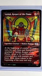 2023 MTG Magic The Gathering MUL Halo Foil #154 Valduk, Keeper of the Flame - Picture 1 of 2