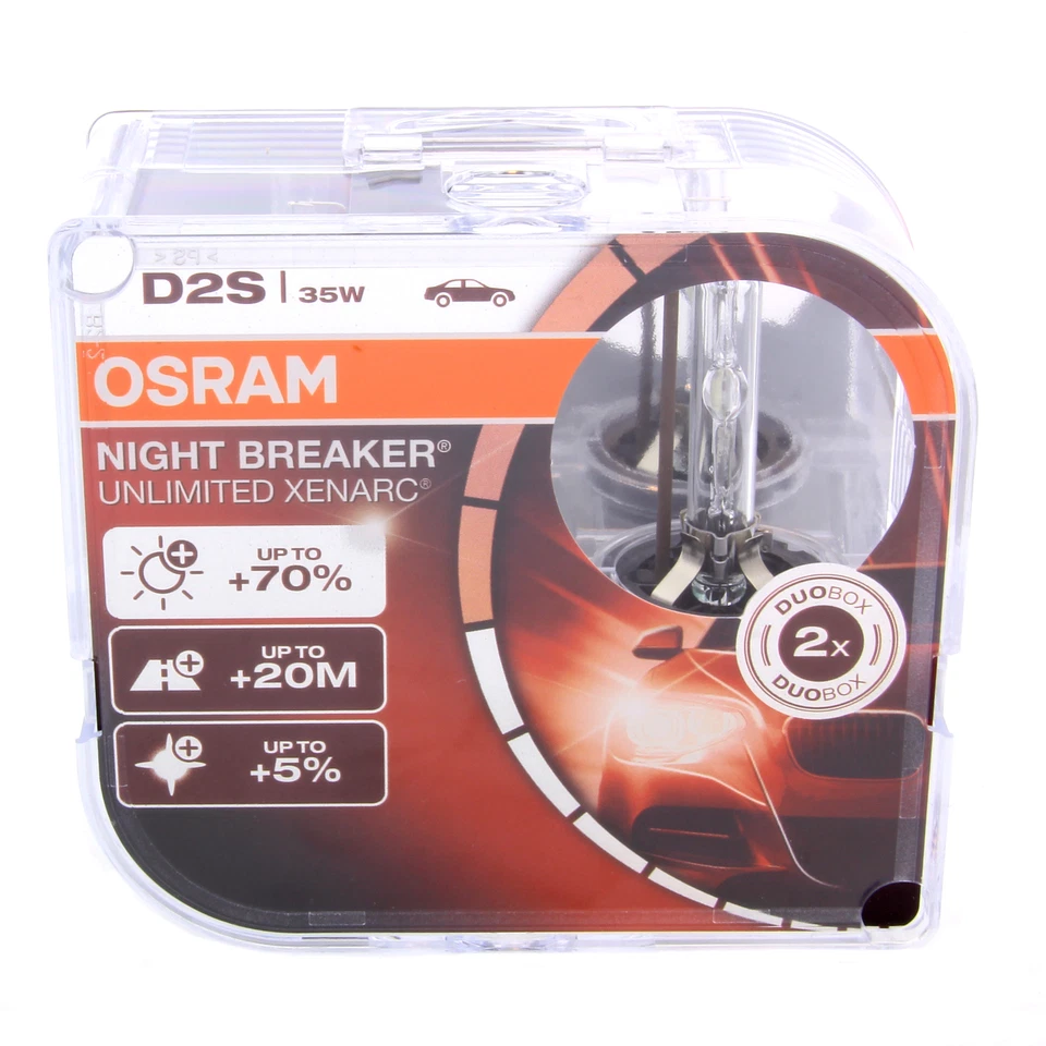 D2S OSRAM Night Breaker Unlimited Xenon 85V Lampe 66240XNB-HCB DUO Set 2 Stück - Bild 1 von 1
