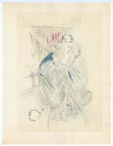 Toulouse-Lautrec lithograph "Elsa la Viennoise" - Picture 1 of 1