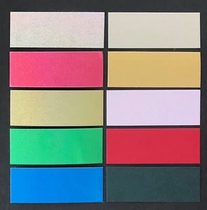 Layering Panel 33mm x 87mm straight edged card topper/embellishments pk10 - Picture 1 of 3