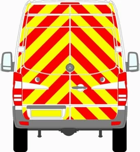 FURGONETA MERCEDES SPRINTER 2009-2018 KIT COMPLETO CHEVRON GRADO DE INGENIERÍA REFLECTANTE - Imagen 1 de 2