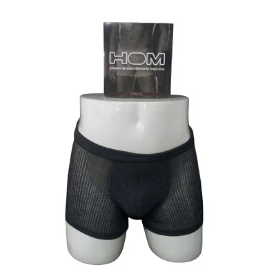 HOM boxer uomo nero 90% micromodal 10% elastane mod ZEN MAXI  - Imagen 1 de 2