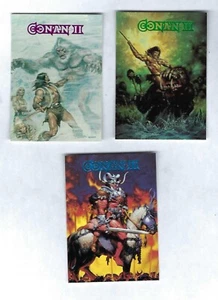 1994 Comic Images All Chromium Conan II Insert Rare 3 card subset All 3 Cards - Bild 1 von 1