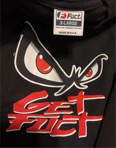 fuct Made in USA ๐บ๐ธ NO FEAR spoof GET FUCT eyes 90's Streewear SSDD Supreme - Picture 1 of 19