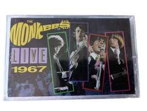 The Monkees Cassette Tape Live 1967 NEW Rhino Rock Pop Rare SEALED HTF - Picture 1 of 6