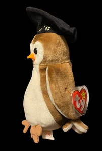 TY Beanie Babies Wise The Owl Graduation Class 1998 NWT MINT VINTAGE FBA 41879 - Bild 1 von 13