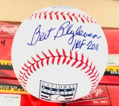 Bert Blyleven Signed Hall of Fame Baseball - Image 1 of 2