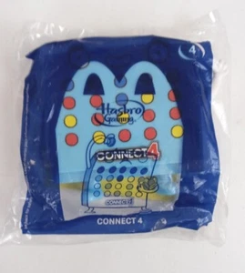2020 Hasbro #4 Connect 4 Hasbro Mini Games McDonald's Toy - Picture 1 of 3