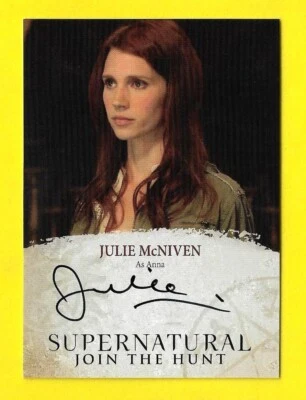 2016 Cryptozoic Supernatural Seasons 4-6 Autograph Julie McNiven as Anna - Image 1 of 3