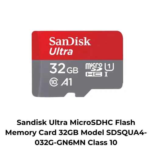 Sandisk Ultra MicroSDHC Flash Memory Card 32GB Model SDSQUA4-032G-GN6MN Class 10 - Image 1 of 1