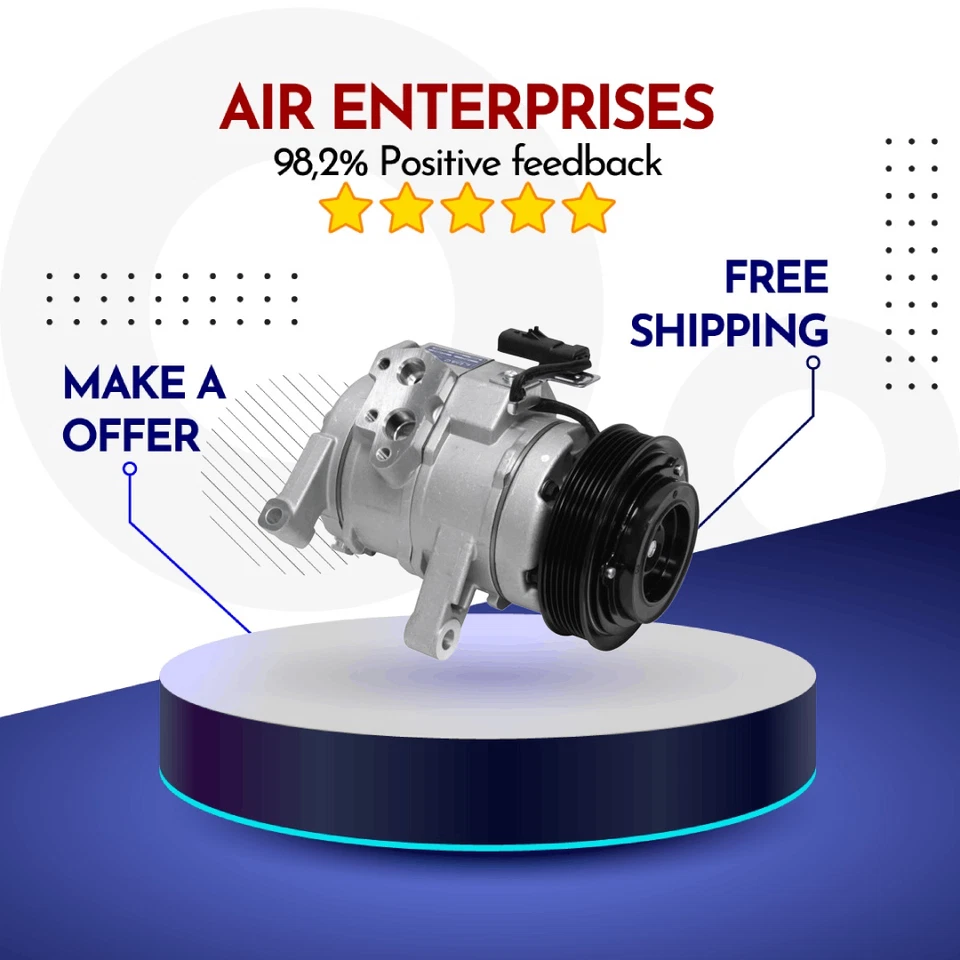 Compresor aire acondicionado apto para Jeep Commander 2006-2007, Jeep Grand Cherokee 2005-2007 Foto 1 de 1