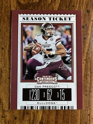 Dak Prescott • 2019 Contenders Draft Picks Season Ticket #25 • Cowboys 🏈 - Image 1 of 2