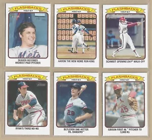 FLASHBACKS DE BÉISBOL Topps Heritage 2023 conjunto completo de (10) *G* - Imagen 1 de 2