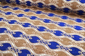 Möbelstoff Bezugstoff Polsterstoff Meterware Stoff Jacquard Ornament Barock Rank - Bild 1 von 10